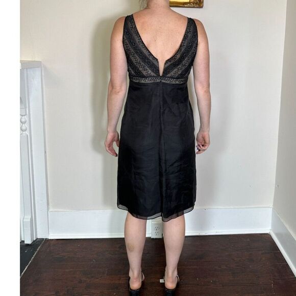 Vintage Ann Taylor 100% Silk Dress Size 6 - Picture 4 of 5